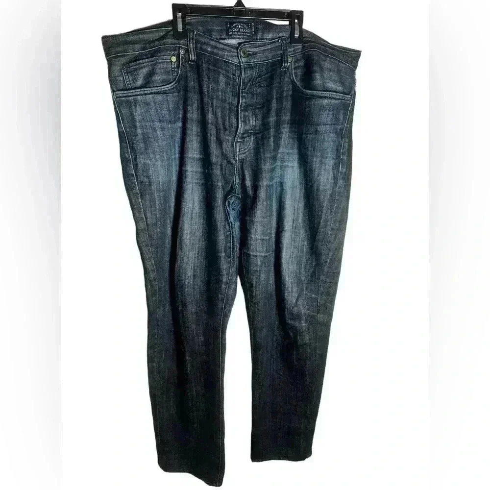 Lucky Brand Jeans 121 Heritage Slim Blue Size 38 X 34 Stretch Adult Mens